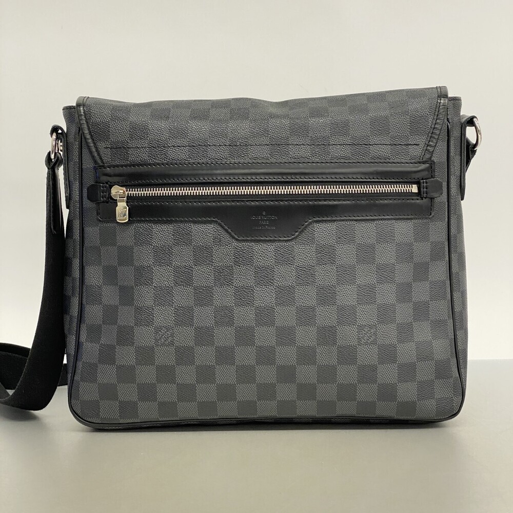 Louis Vuitton Damier Graphite Black Daniel Shoulder Bag Black - Picture 13 of 13